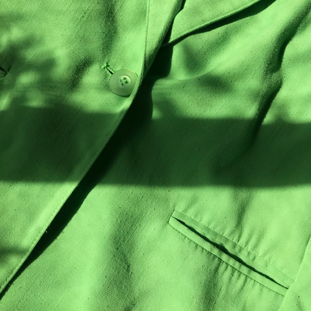 Neon green blazer